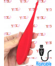 Satisfyer Twirling Fun Stimolatore Ultra Potente per Clitoride in Silicone Rosso Ricaricabile USB