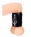 Ball Stretcher in Ecopelle con Anello a D per Applicare Pesi Lunghezza 6,5 cm. Nero