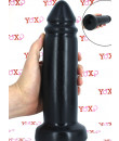 Dookie - Dildo Anale con Aggancio Vac-U-Lock 27 x 6,8 cm. Nero