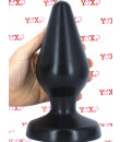 Classic Plug XXL - Cuneo Anale Gigante 24 x 8,9 cm. Nero