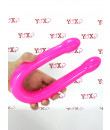 Dildo per Doppia Penetrazione in Puro Silicone Flessibile 43,8 x 3,5 cm.