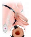 Vibratore Doppio Cavo Indossabile per Uomo 13,5 x 4 cm.