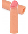 Guaina Realistica Allunga Pene in Silicone +5,5 cm. Color Carne