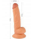 Dildo Realistico Morbido 15 x 3,6 cm. Samuel