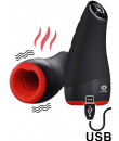 Chiven 3 - Masturbatore Gola Profonda Riscaldante Vibrante in Silicone Ricaricabile USB