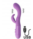 Vibratore N.75 con Stimolazione Punto G 15 x 3 cm Ricaricabile USB