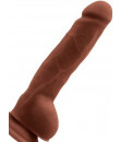 Pleasure - Fallo Ultra Realistico con Testicoli e Ventosa 23,5 x 4,2 cm. Africano