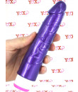 Whopper - Vibratore Realistico in Morbido TPE 20,2 x 4,2 cm. Viola