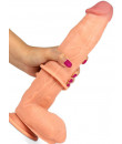 Dildo Gigante Dual Layer con pelle scorrevole 30 x 5,8 cm. Isaac
