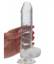 Flavour M 2 - Fallo Realistico Real RAPTURE in Jelly 19 x 3,5 cm. Trasparente