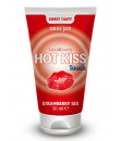 Lubrificante gel commestibile Hot Kiss alla fragola 50 ml.