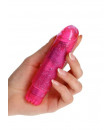 Vibratore Jammy Jelly Gleamy Glitter Pink 14 x 3 cm.