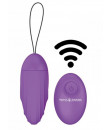 Ovetto Vibrante Telecomandato Elys Ripple Egg Remote Control Purple 9 x 3,7 cm.