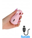 Polipetto Rosa Stimolatore Clitoride Ricaricabile USB 9 x 5 cm.