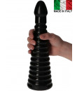 Fallo Made in Italy a piramide nero 26 x 8 cm.