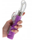 Vibratore Rabbit Easy Temptation con Perle Stimolanti 22,5 x 3,2 cm. Lilla