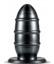 Cuneo anale gigante nero con 3 anelli 21 x 8,8 cm.