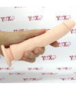 Alfie - Fallo realistico in silicone color carne 19 x 4 cm.
