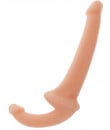 Fallo Doppio Indossabile 26 x 3 cm. in Silicone color Carne