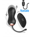 Shove - Ovetto Vibrante Wireless in Silicone Effetto Pulsante 8,5 x 3,8 cm. Nero Ricaricabile con USB