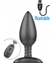 Cuneo Anale Vibrante in Silicone  12 x 4 cm. Telecomandato Ricaricabile USB