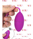 Eggy - Ovetto Vibrante Wireless in Silicone 7,5 x 3,6 cm. Fucsia