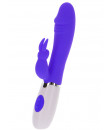 Funky Rabbit - Vibratore Rabbit in Silicone 19 x 3 cm. Viola