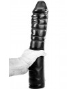 ALL BLACK Fallo Anale con Rilievi 37 x 8 cm.