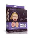 Bambola Gonfiabile Cowgirl con Ano, Bocca e Vagina Penetrabili