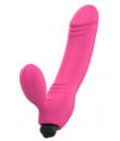 Fallo Indossabile Vibrante Bix Doble in Silicone Senza Lacci 16,3 x 3 cm. Rosa