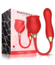 Stimolatore Clitorideo Martinella con Ovetto Vibrante Ricaricabile con USB Rosso