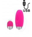 Ovetto Wireless Funky Remote Egg in Silicone 7,9 x 3,4 cm. Fucsia Ricaricabile