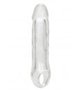 Guaina Ingrossa Pene 4 cm con Anello per Testicoli Trasparente