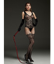 Bodystocking Sensuale con Apertura "HOLLY" Taglia Unica Elasticizzata (36-48)