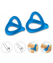 Cockring Anello Doppio in Silicone Blu