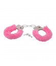 Manette "Love-Cuffs" Rosa In Metallo Rivestite In Peluche