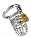 Cintura di Castita per Uomo in Acciaio Inox Mr. Steel Master Chastity