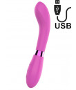 Vibratore Punto G Milkshake Dance in Silicone 21 x 3,5 cm. Rosa Ricaricabile