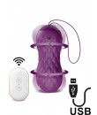 Ovetto Wireless Nima con Perle Ondulanti in Silicone 8,7 x 3,4 Viola Ricaricabile con USB