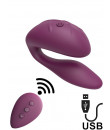 Novak - Vibratore per Coppia con Telecomando Wireless 8,6 x 3,8 cm. in Silicone Magenta Ricaricabile USB