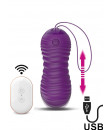 Ovetto Wireless Orio con Spinta in Silicone 8,7 x 3,4 Viola Ricaricabile con USB