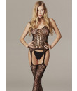 Bodystocking Sensuale con Apertura "PRISCILLA" Taglia Unica Elasticizzata (36-48)