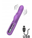 Vibratore Rabbit Violet con Display Digitale 13 x 3,5 cm