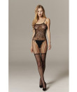 Bodystocking Sensuale "EMILIA" Taglia Unica Elasticizzata (36-48) Nero