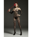 Bodystocking Sensuale "NORA" Taglia Unica Elasticizzata (36-48) Nero