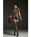 Bodystocking Sensuale "LILY" Taglia Unica Elasticizzata (36-48) Nero