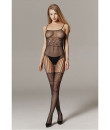 Bodystocking Sensuale "IVY" Taglia Unica Elasticizzata (36-48) Nero