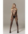 Bodystocking Sensuale "RILEY" Taglia Unica Elasticizzata (36-48) Nero