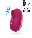 Succhia Clitoride Shushu in Silicone con Onde di Pressione Magenta