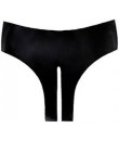 Slip In Latex Nero Con Apertura Taglia Unica